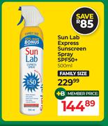 Sun Lab Express Sunscreen Spray SPF50+-500ml