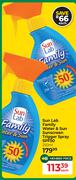 Sun Lab Family Water & Sun Sunscreen Trigger Spray SPF50-250ml