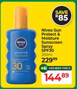 Nivea Sun Protect & Moisture Sunscreen Spray SPF30-200ml