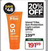 Island Tribe Sun Protection Light Lotion SPF50-200ml