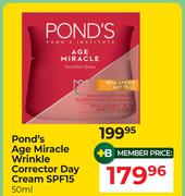 Pond's Age Miracle Wrinkle Corrector Day Cream SPF15-50ml
