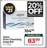 Aqua Pure Cleansing Soap Bar-4 x 120g