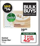 Dettol Soap Bar-For 3 x 175g