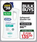 Safeguard Shower Gel-For 2 x 1L