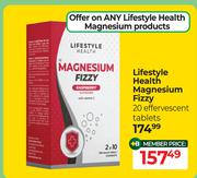 Lifestyle Health Magnesium Fizzy 20 Effervescent Tablets
