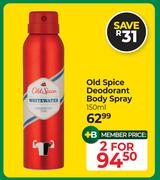 Old Spice Deodorant Body Spray-For 2 x 150ml