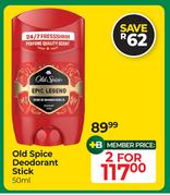 Old Spice Deodorant Stick-For 2 x 50ml