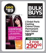 L'Oreal Paris Casting Creme Gloss Permanent Hair Colour-For 2