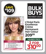 L'Oreal Paris Excellence Creme Permanent Hair Colour-For 2