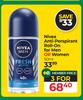 Nivea Anti-Perspirant Roll-On For Men Or Women-For 3 x 50ml