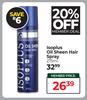 Isoplus Oil Sheen Hair Spray-275ml