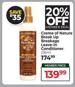 Creme Of Nature Break Up Breakage Leave-In Conditioner-236ml