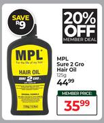MPL Sure 2 Gro Hair Oil-125ml