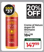 Creme Of Nature Argan Oil Shampoo-354ml