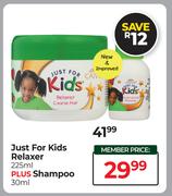 Just For Kids Relaxer 225ml Plus Shampoo 30ml