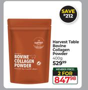 Harvest Table Bovine Collagen Powder-For 2 x 400g
