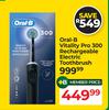 Oral-B Vitality Pro 300 Rechargeable Electric Toothbrush