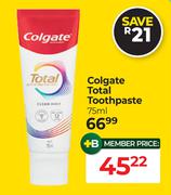 Colgate Total Toothpaste-75ml