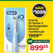 Oral-B io Series 3 Rechargeable Electric Toothbrush