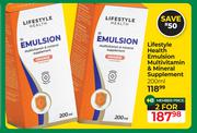Lifestyle Health Emulsion Multivitamin & Mineral Supplement-For 2 x 200ml