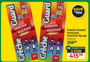 Creche Guard Immune Multivit Syrup-For 2 x 200ml