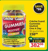 Creche Guard Gummies Multivit One A Day 30 Gummies-For 2