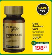 Dis-Chem Gold Prostate Care 60 Softgel Capsules