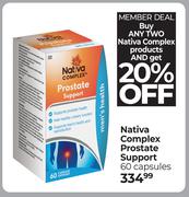 Nativa Complex Prostate Support 60 Capsules
