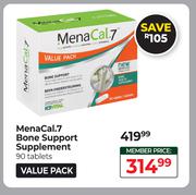 Mena Cal.7 Bone Support Supplement 90 Tablets