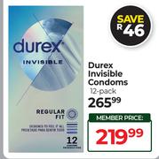 Durex Invisible Condoms 12 Pack