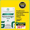 Food Grown Methylcobalamin Activated Vitamin B12 100mg 60 Tablets-For 2