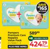 Pampers Premium Care Nappies Value Pack (Sizes 1-5)-Per 2-Pack
