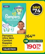 Pampers Ultra Skin Comfort Nappies-Per Pack
