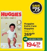 Huggies Extra Care Nappies-Per Pack