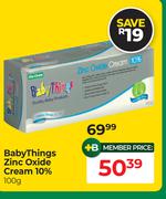 Baby Things Zinc Oxide Cream 10%