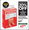 Leukoplast Strong Plasters 20 Pack