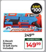 X-Revolt Shooter 12 Soft Darts Included
