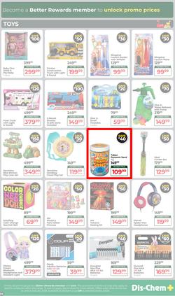 Dis-Chem : Celebrate Instant Savings With Better Rewards (09 December 2025 - 11 January 2026), page 29