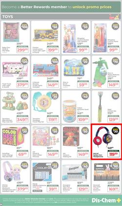 Dis-Chem : Celebrate Instant Savings With Better Rewards (09 December 2025 - 11 January 2026), page 29