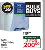 Softi 2 Ply Toilet Rolls (18 Rolls)-For 2