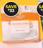 Lifestyle Food Sucralose Sugar Replacement 200 Sachets