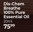 Dis-chem Breathe 100% Pure Essential Oil-20ml