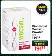 Bio Herbal Wecsin + Powder-For 2 x 30g