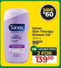 Sanex Skin Therapy Shower Gel-For 2 x 450ml