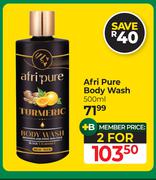 Afri Pure Body Wash-For 2 x 500ml