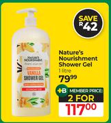 Nature's Nourishment Shower Gel-For 2 x 1L