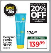 Everysun Family Lotion SPF50-100ml