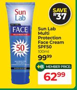 Sun Lab Multi Protection Face Cream SPF50-100ml