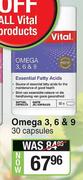 Vital Omega 3, 6 & 9-30 Capsules Pack