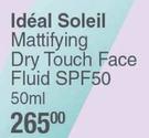 Vichy Laboratoires Ideal Soleil Mattifying Dry Touch Face Fluid SPF50-50ml